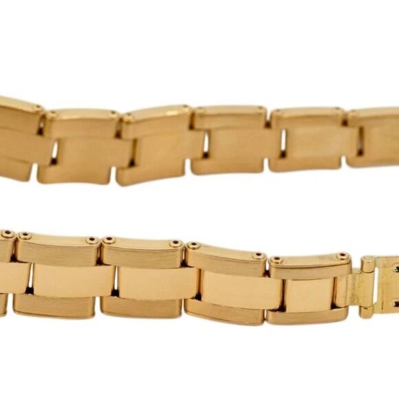 Rolex 24mm Ladies Oyster Perpetual Solid 18k Yellow Gold Tropical Dial Ref 67198 - Picture 7 of 10